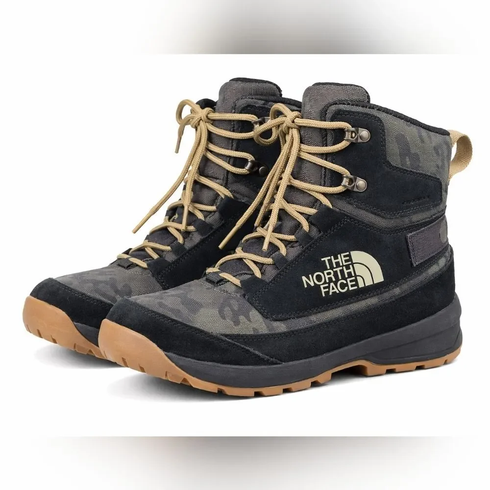The North Face Black and Yellow Boots